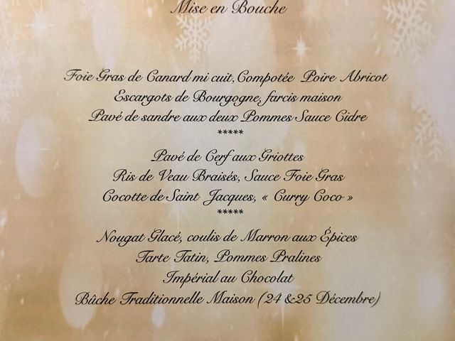 Le Nuage Menu du 1 Janvier